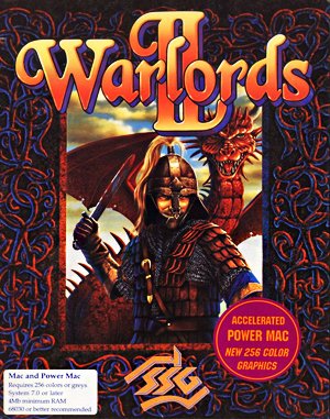 Warlords II cover art for DOS