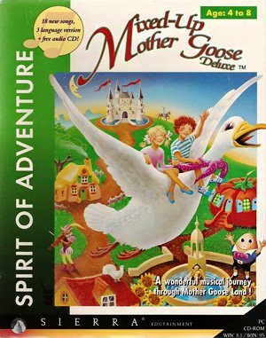 Mixed-Up Mother Goose Deluxe cover art for DOS