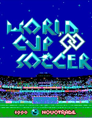 World Cup Soccer cover art for DOS
