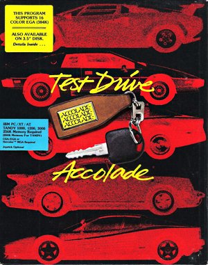 Test Drive cover art for DOS