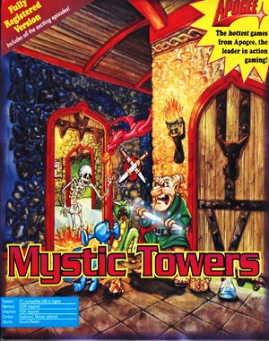 Mystic Towers cover art for DOS