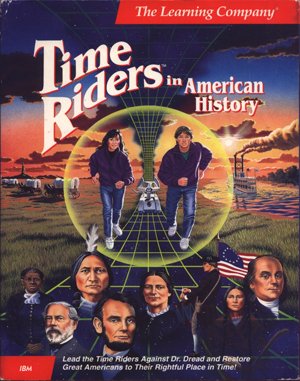 Time Riders in American History cover art for DOS