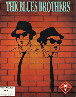 The Blues Brothers cover art for DOS