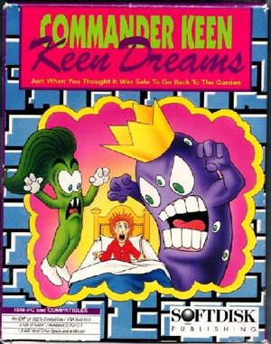 Commander Keen: Keen Dreams cover art for DOS