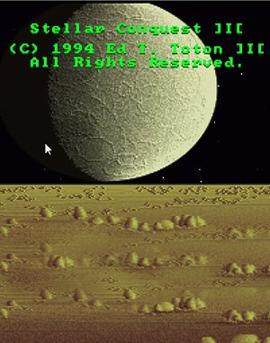 Stellar Conquest III: Hostile Takeover cover art for DOS