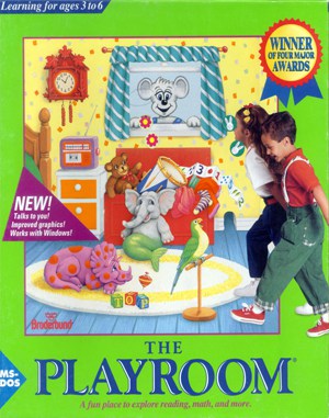 The Playroom cover art for DOS