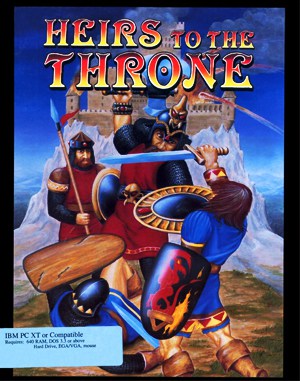 Heirs to the Throne cover art for DOS