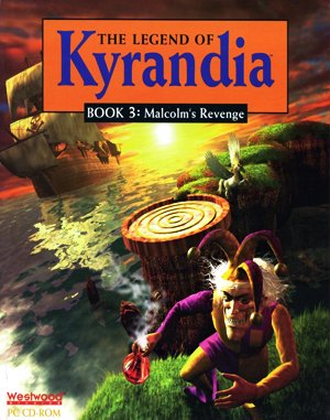 The Legend of Kyrandia: Malcolm’s Revenge cover art for DOS