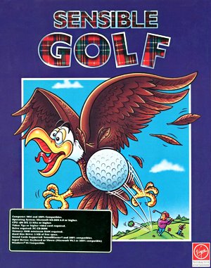 Sensible Golf cover art for DOS
