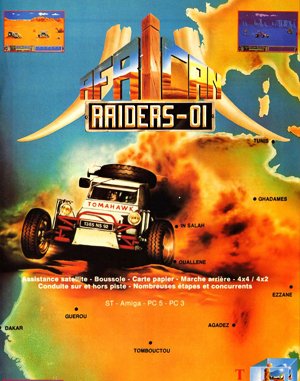 African Raiders-01 cover art for DOS