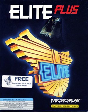 Elite Plus cover art for DOS