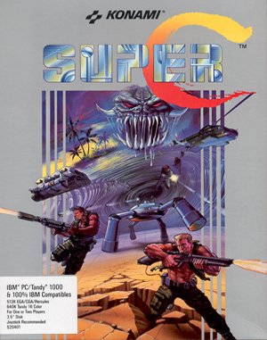 Super Contra cover art for DOS