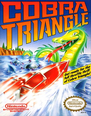 Cobra Triangle cover art for Famicom