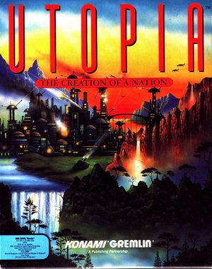 Utopia: The Creation of a Nation cover art for DOS