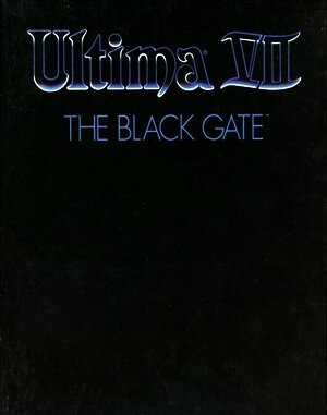 Ultima VII: The Black Gate cover art for DOS
