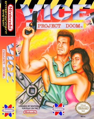 Vice: Project Doom cover art for Famicom