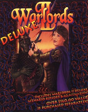 Warlords II Deluxe cover art for DOS