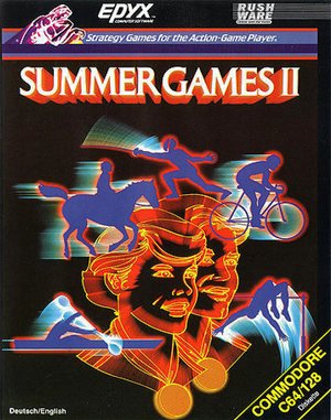 Summer Games II cover art for DOS