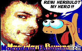 Macadam Bumper cover art for DOS