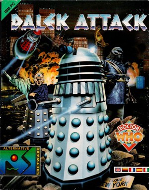 Dalek Attack cover art for DOS