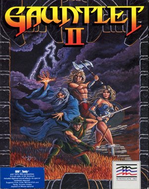 Gauntlet II cover art for DOS