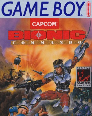 Bionic Commando cover art for Game Boy