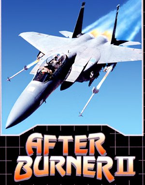 After Burner II cover art for DOS