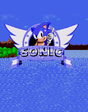 Sonic 1 Special Version cover art for Genesis