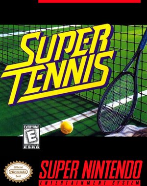 Super Tennis cover art for Super Famicom