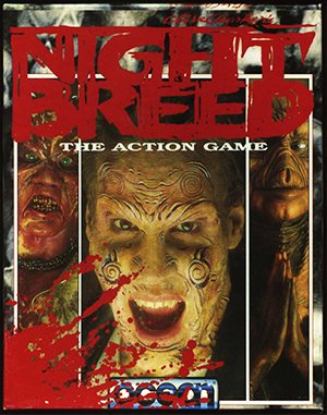 Clive Barker’s Nightbreed: The Action Game cover art for DOS