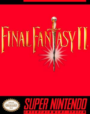 Final Fantasy II cover art for Super Famicom