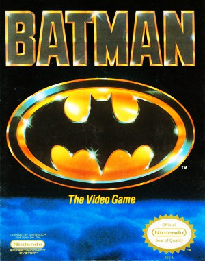 Batman: The Video Game cover art for Famicom
