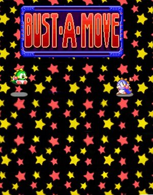 Bust-a-Move cover art for DOS