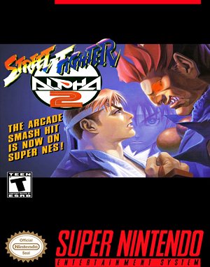 Street Fighter Alpha 2 cover art for Super Famicom