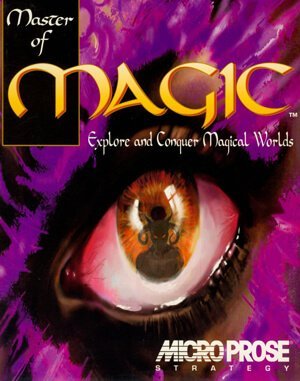 Master of Magic cover art for DOS