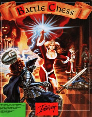 Battle Chess cover art for DOS