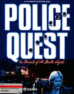 Police Quest: In Pursuit of the Death Angel cover art for DOS