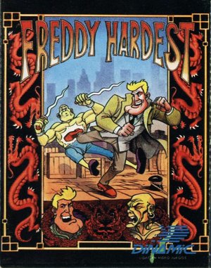 Freddy Hardest in South Manhattan cover art for DOS