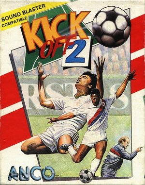 Kick Off 2 cover art for DOS
