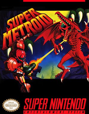 Super Metroid cover art for Super Famicom