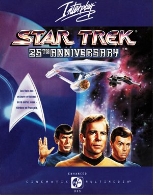 Star Trek: 25th Anniversary cover art for DOS