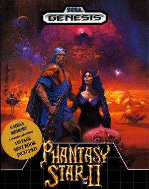 Phantasy Star II cover art for Genesis
