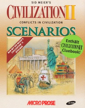 Civilization II: Conflicts in Civilization cover art for Windows