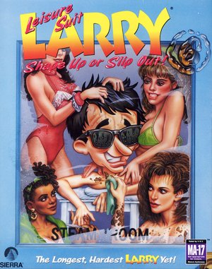 Leisure Suit Larry 6: Shape Up or Slip Out! cover art for DOS