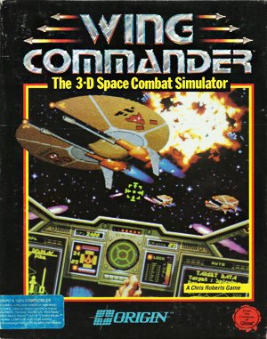 Wing Commander cover art for DOS