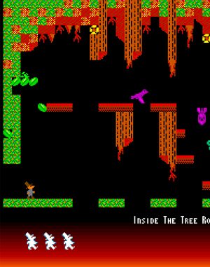 Top Hat Willy cover art for DOS