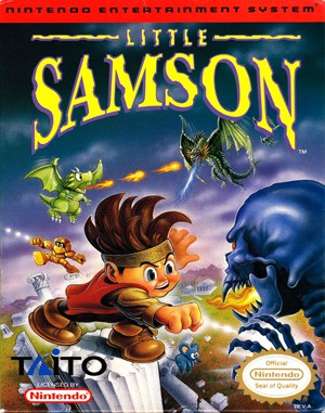 Little Samson cover art for Famicom