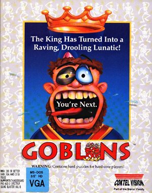 Gobliiins cover art for DOS