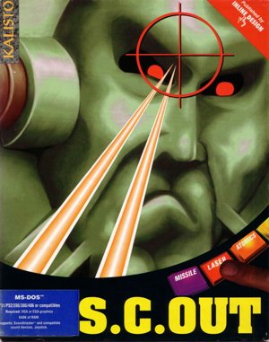 S.C.Out cover art for DOS