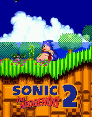Sonic the Hedgehog 2 XL cover art for Genesis